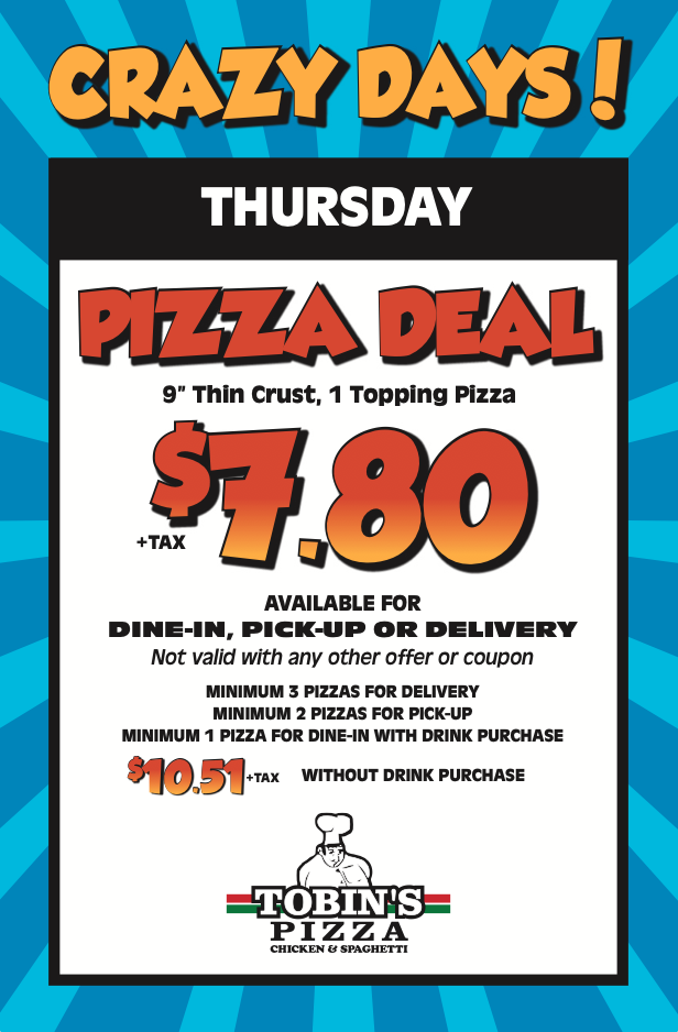 Thursday Pizza Deal