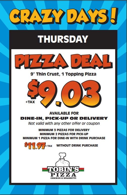 Thursday Pizza Deal